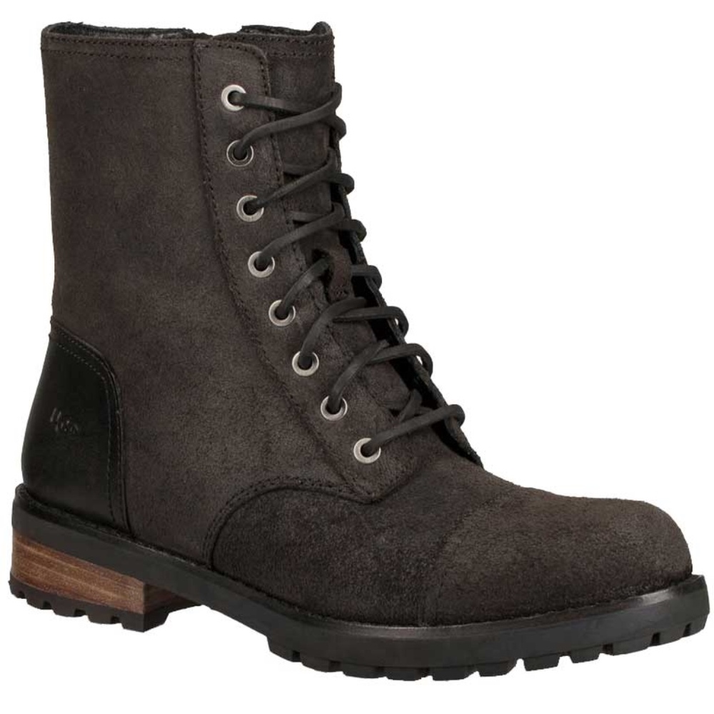 UGG Kilmer Black Moto Boot  SZ 6.5 NWT